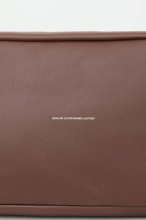 Coach Leather Large Kisslock Frame Bag