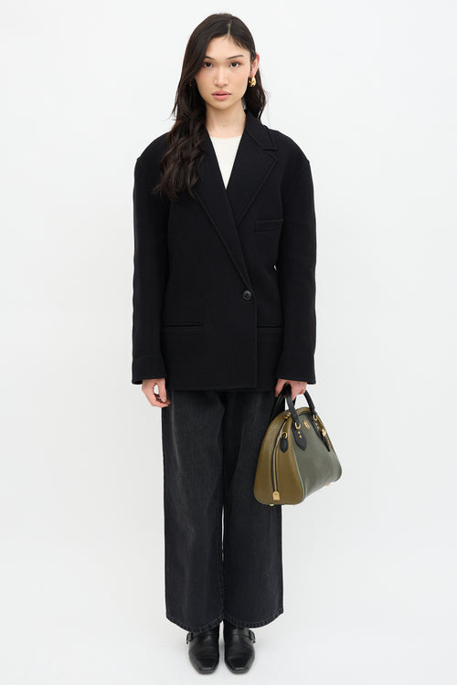 Coach Leather Marleigh Satchel Bag