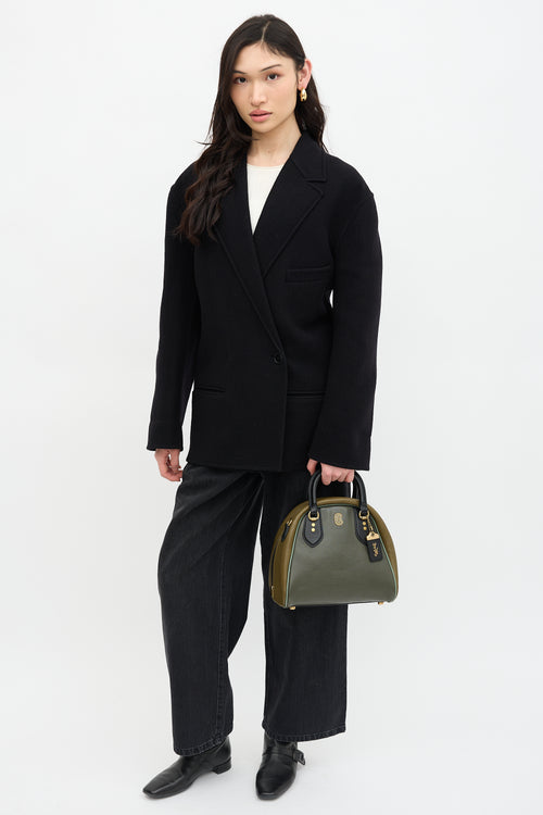 Coach Leather Marleigh Satchel Bag