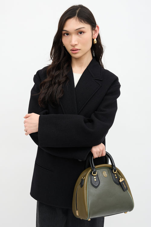 Coach Leather Marleigh Satchel Bag