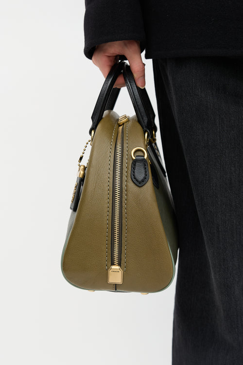 Coach Leather Marleigh Satchel Bag