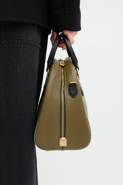 Coach Leather Marleigh Satchel Bag