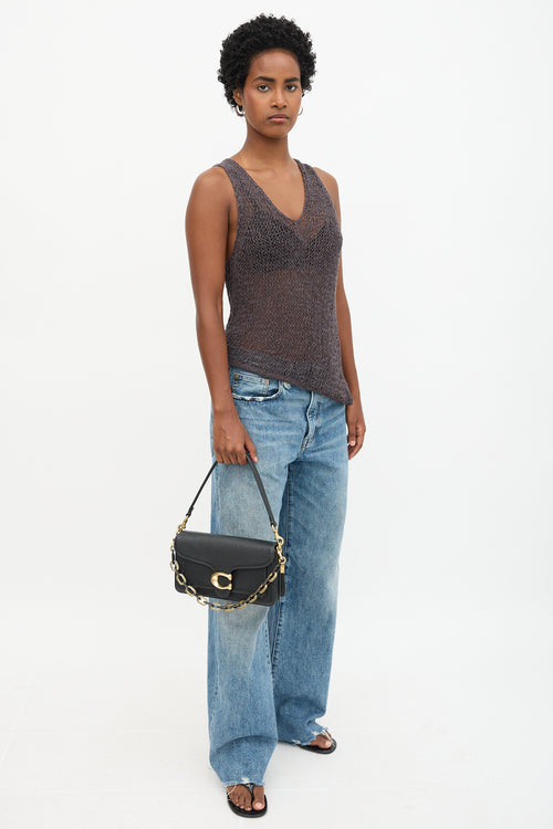 Coach Leather Tabby Bag