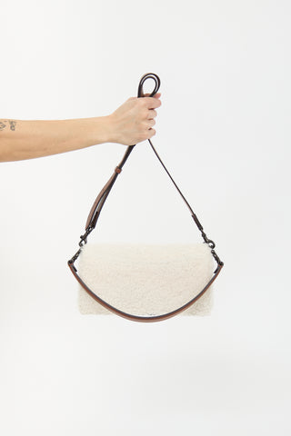 Coach Leather & Shearling Tabby 26 Bag