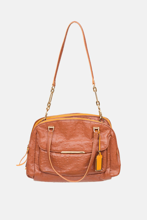 Coach Leather Top Handle Bag