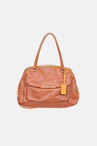 Coach Leather Top Handle Bag