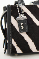 Coach Patterned Hair Rogue 12 Bag
