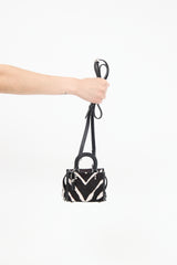 Coach Patterned Hair Rogue 12 Bag