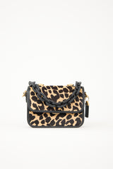 Coach Patterned Hair Rogue Chain Bag