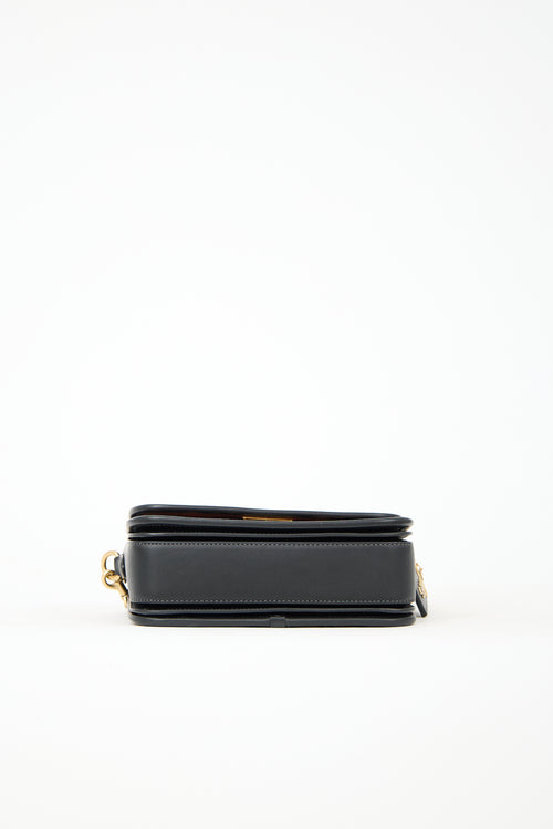 Coach Patterned Hair Rogue Chain Bag