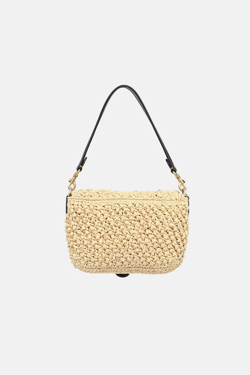 Coach Raffia Tabby Shoulder Bag