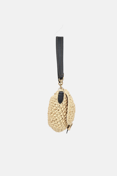 Coach Raffia Tabby Shoulder Bag