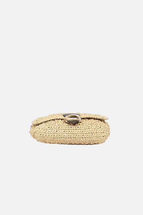 Coach Raffia Tabby Shoulder Bag