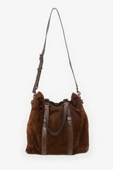 Coach Suede & Leather Tote Bag
