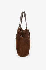 Coach Suede & Leather Tote Bag