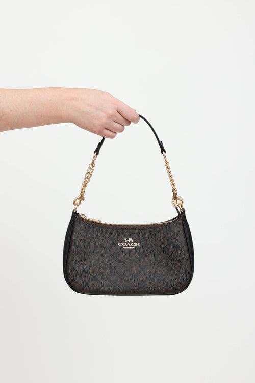 Coach Teri Monogram Shoulder Bag
