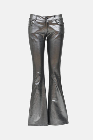 Collina Strada Metallic Flare Jeans