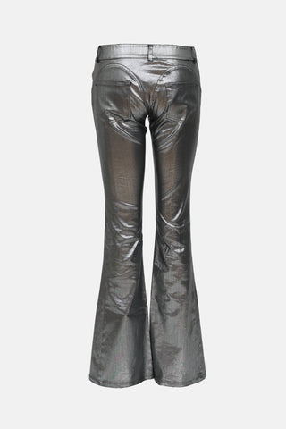 Collina Strada Metallic Flare Jeans