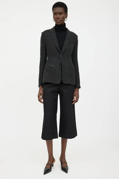 Coming Soon Wool Knit Blazer