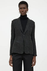 Coming Soon Wool Knit Blazer