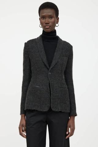 Coming Soon Wool Knit Blazer