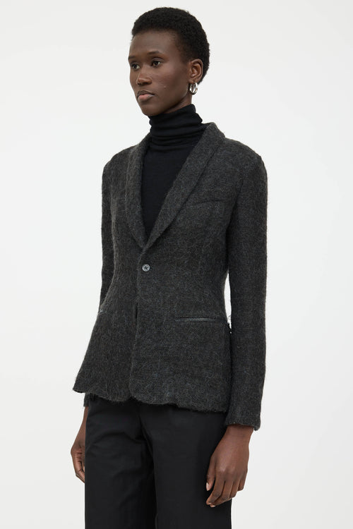 Coming Soon Wool Knit Blazer