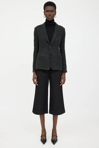 Coming Soon Wool Knit Blazer