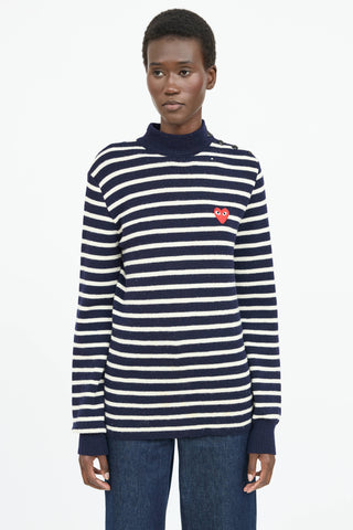 Comme des Garçons Wool Striped Sweater