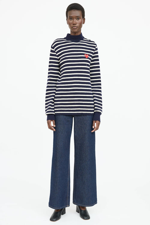 Comme des Garçons Wool Striped Sweater