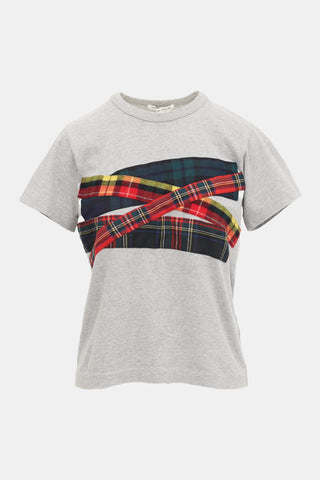 Comme des Garçons 2008 Tartan Patchwork T-Shirt