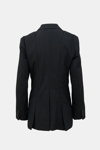 Comme des Garçons 2016 Wool Ruffle Blazer