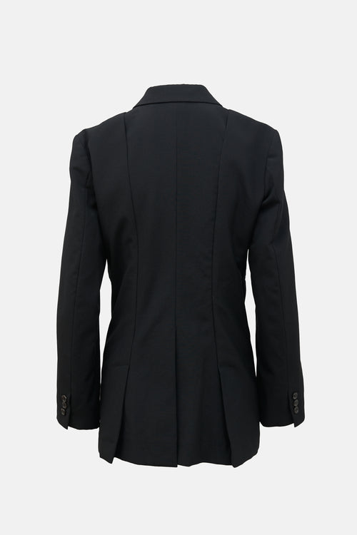 Comme des Garçons 2016 Wool Ruffle Blazer