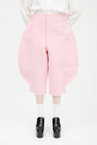 Comme des Garçons AD 2012 Pink Cropped Jodhpur Trousers