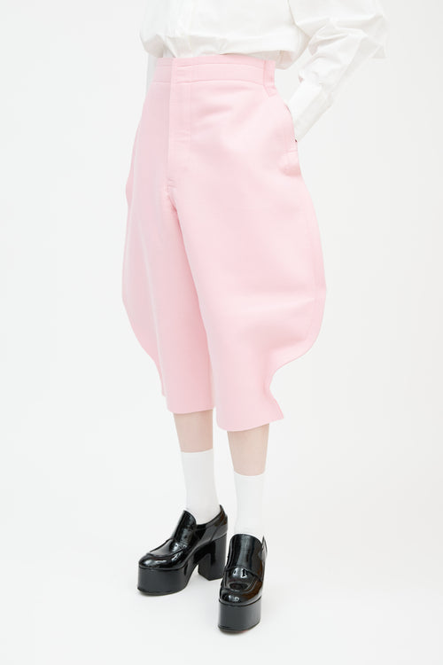 Comme des Garçons AD 2012 Pink Cropped Jodhpur Trousers