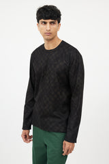 Comme des Garçons Black & Green Faded Long Sleeve Shirt