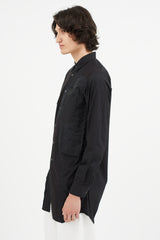 Comme des Garçons Black Patchwork Panelled Shirt