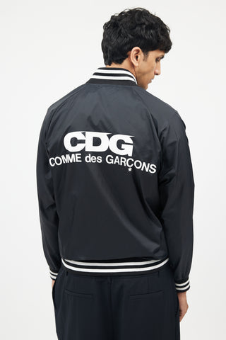 Comme des Garçons Black & White Nylon Jacket