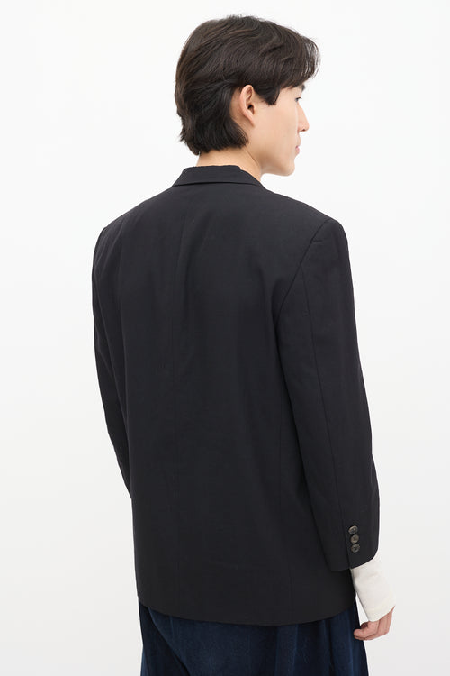 Comme des Garçons Black Wool Blazer