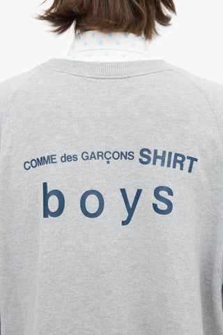 Comme des Garçons Boys Crewneck Long Sweater
