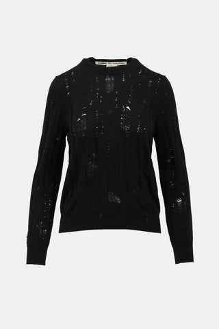 Comme des Garçons Distressed Sweater