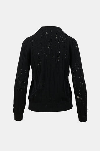 Comme des Garçons Distressed Sweater