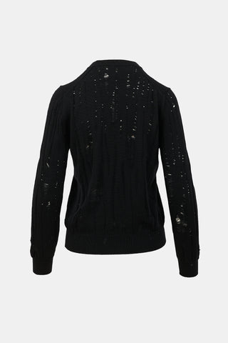 Comme des Garçons Distressed Sweater