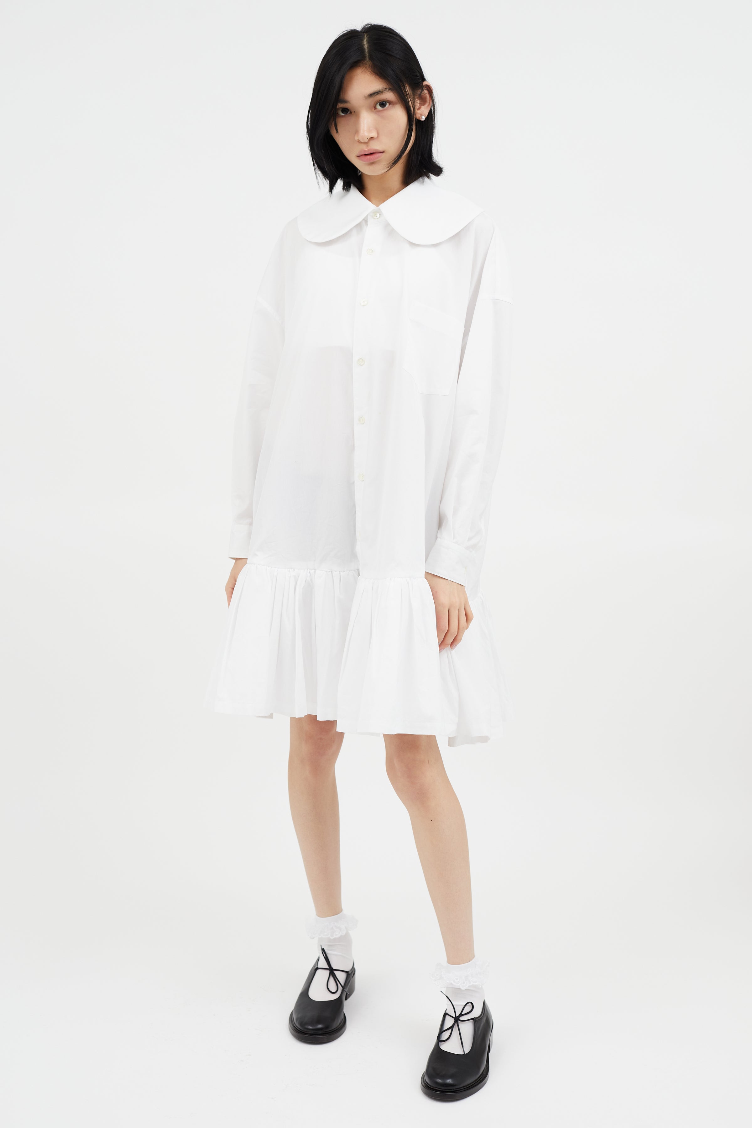 comme des garcons t shirt dress Stripe Long T-Shirt Dress La Garonne