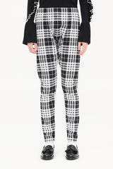 Comme des Garçons Homme Plus FW 2021 Black & White Drop Seat Lounge Pant