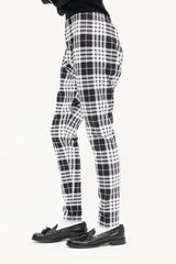 Comme des Garçons Homme Plus FW 2021 Black & White Drop Seat Lounge Pant