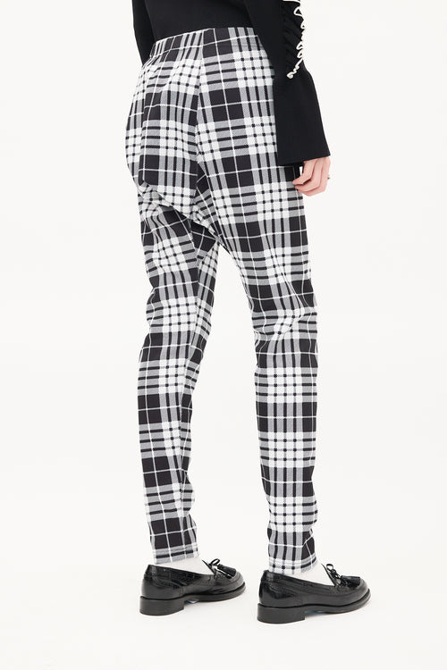 Comme des Garçons Homme Plus FW 2021 Black & White Drop Seat Lounge Pant