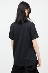 Comme des Garçons Parfums Black & White Graphic Fleece T-Shirt