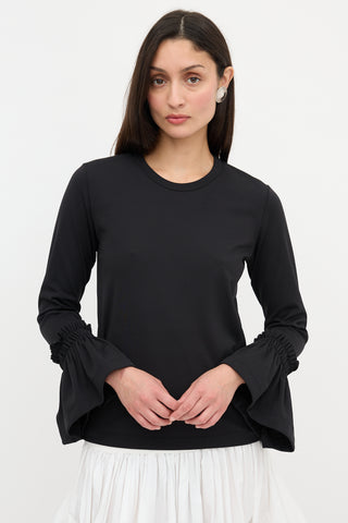 Comme des Garçons Ruffled Cuff Top
