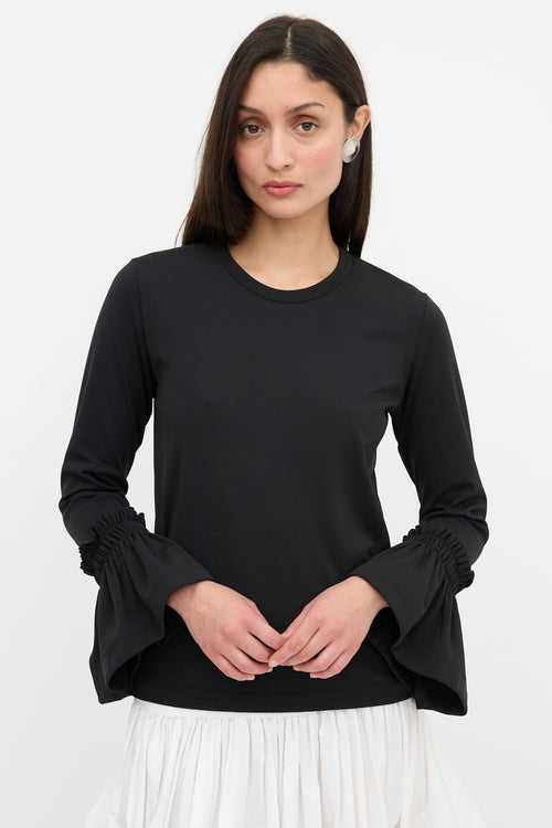 Comme des Garçons Ruffled Cuff Top