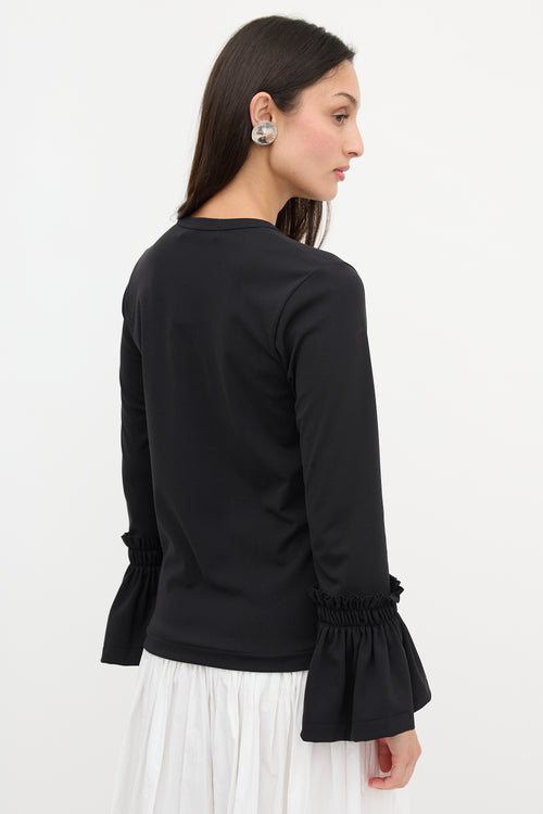 Comme des Garçons Ruffled Cuff Top